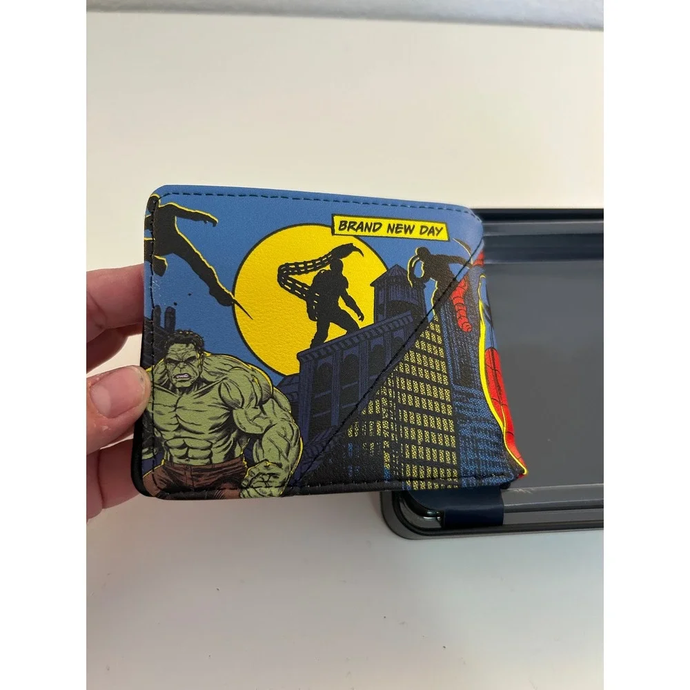 Marvel Multicolor Spider-Man Brand New Day Bi-Fold Wallet New!